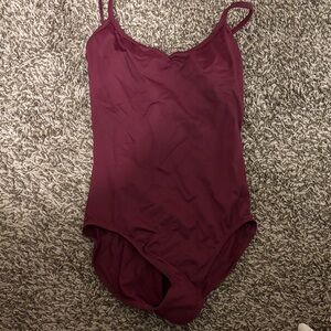 Bloch Maroon Pinch Ballet Leotard
